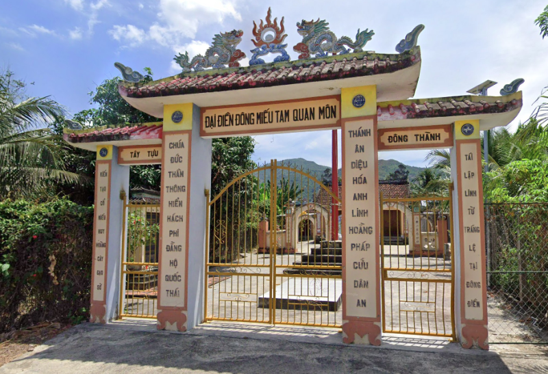 Hình ảnh Miếu Thiên Y A Na tại xã Diên Điền, tỉnh Khánh Hòa