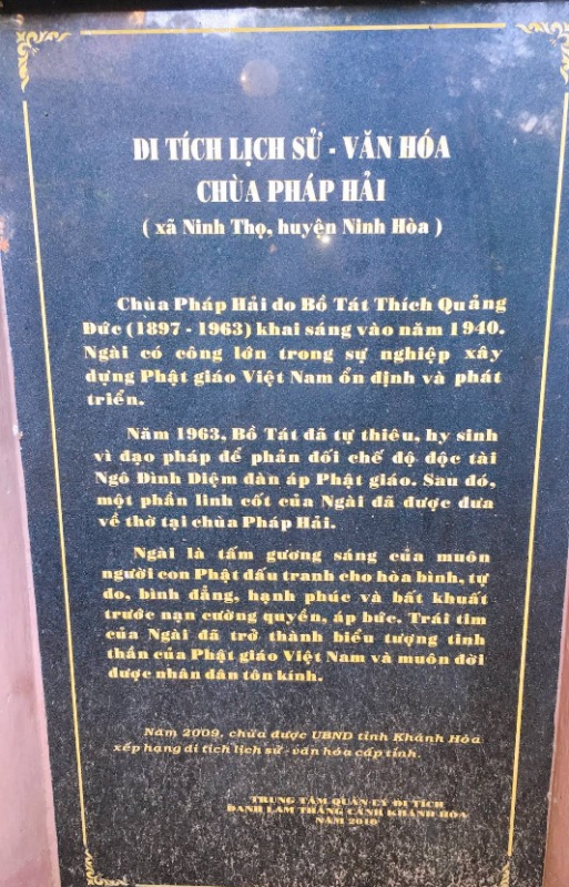 Hình ảnh Chùa Pháp Hải Ninh Hòa, tỉnh Khánh Hòa